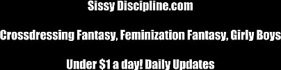 I am going to take pictures of you dressed as a sissy