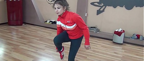 Strip, masturbation and hard fuck for my hot girlfriend