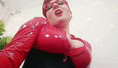 Role Play Selfie Video Teacher Mistress in PVC (Arya Grander)