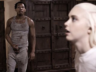 Blind virgin teen gets creampied away from a BBC