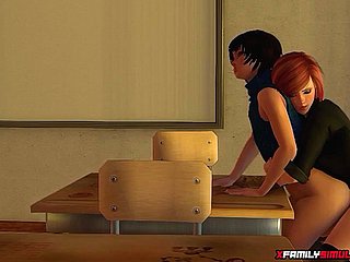 Esmer Futanari gençler lanet doggystyle