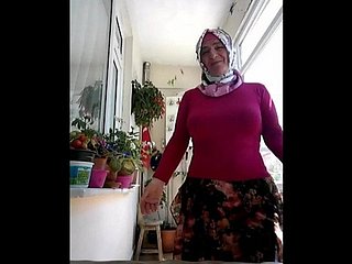 Turkish granny all round amateurish flick