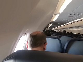 Public Airplane Blowjob