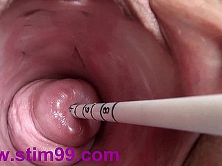 Cực Bất cổ tử cung Fucking Insertion Nhật Sounds and Objects trong tử cung