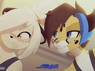 エースエイプリルの毛皮のようなアニメーション