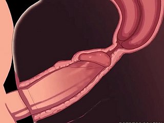 Hentai سینسر حرکت پذیری حرکت پذیری - گرم، شہوت انگیز سنہرے بالوں والی spasms کے ساتھ ایک بڑا orgasm ہے