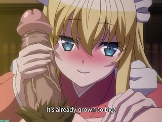 Nieocenzurowany hentai // blondynka z doskonałymi cyckami i dupą kocha creampie