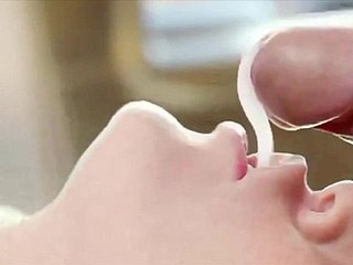 Sperme crémeux pour les filles mignonnes