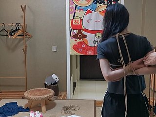 Ultraman New Girl Shanshan Binding Challenge (처벌)