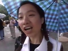 Jap pissen im Freien