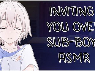수업 시간에 나를 쳐다 본 후에 당신을 내 집으로 초대합니다 - 하위 보이 ASMR 롤 플레잉