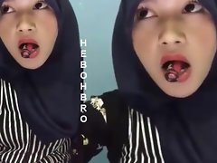 hijab suka minum merangkap