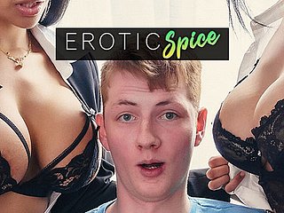 Haymaker Teen Pupil nakazał biuro dyrektorów i pieprzyć się przez jego duże piersi Latina Nauczyciele w trójkącie Creampie
