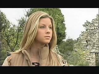 Stunning unstintingly shaped fair-haired teen swallows cum together with gets the brush pussy drilled