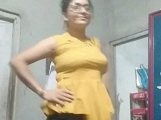 Aunty not far from tight blouse with the addition of bra with the addition of undergarments