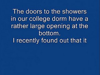 Consummate voyeur! Young studente in the matter of the shower