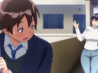 Hentai Milf는 십대 남자를 유혹하고 그의 거시기에서 크림 피를 얻었습니다.