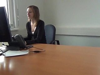 Büro Sex mit ตัวเลือกเพศหญิง österreichischen Mädchen