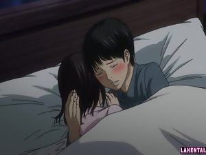 Hentai girl sucks and gets beaten