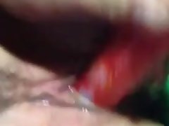 प्यारा चीनी लड़की खिलौना का उपयोग कर हस्तमैथुन squirting!