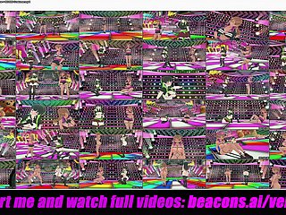 Yuko x Fuyu - سیکسی ڈانس + BDSM کاسٹیوم (3D HENTAI)