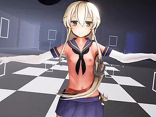 Cute Teen With regard to Hasty Skirt Dancing + Hairy Undressing (3D HENTAI)