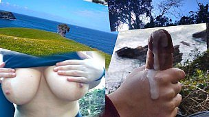 BLOWJOB PÚBLICO COM Field of vision PARA O MAR :) !! RÁPIDO, VEM ALGUÉM VINDO!!!