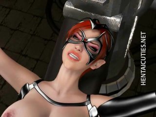 Covered anime cadela 3D fica facialized