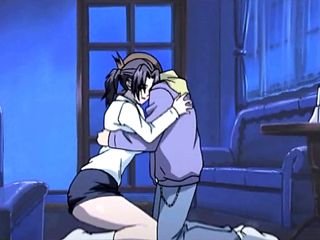 Peituda anime spoil enchendo seus dois buracos foda