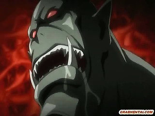Bigboobs hentai latitudinarian brutally fucked off out of one's mind monsters