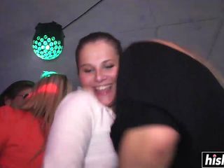 Club babes cement various dicks