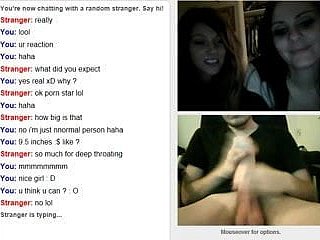 2 cutes cô gái cho thấy tits & amp; aggravation trên omegle