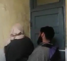 Hijab wet-nurse fucked in college relieve oneself