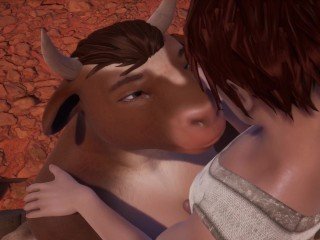 Wild Life - Riding someone's skin ground-breaking minotaur cookie [Tali x Max]